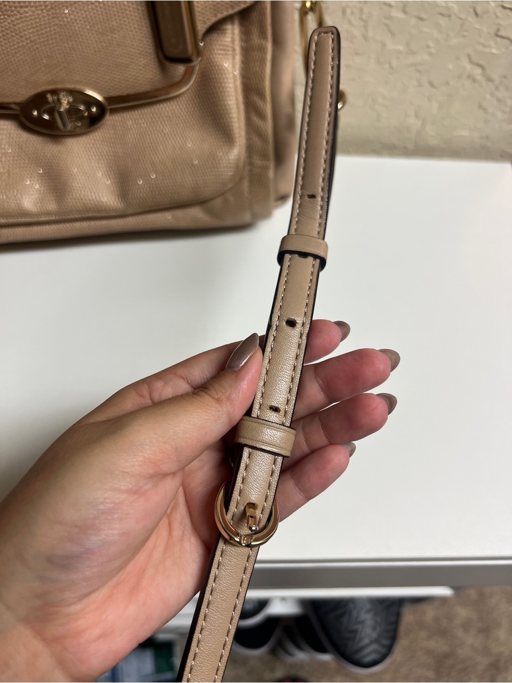 Coach Glitter Madison Sadie Flap Satchel - Picture 7 of 15